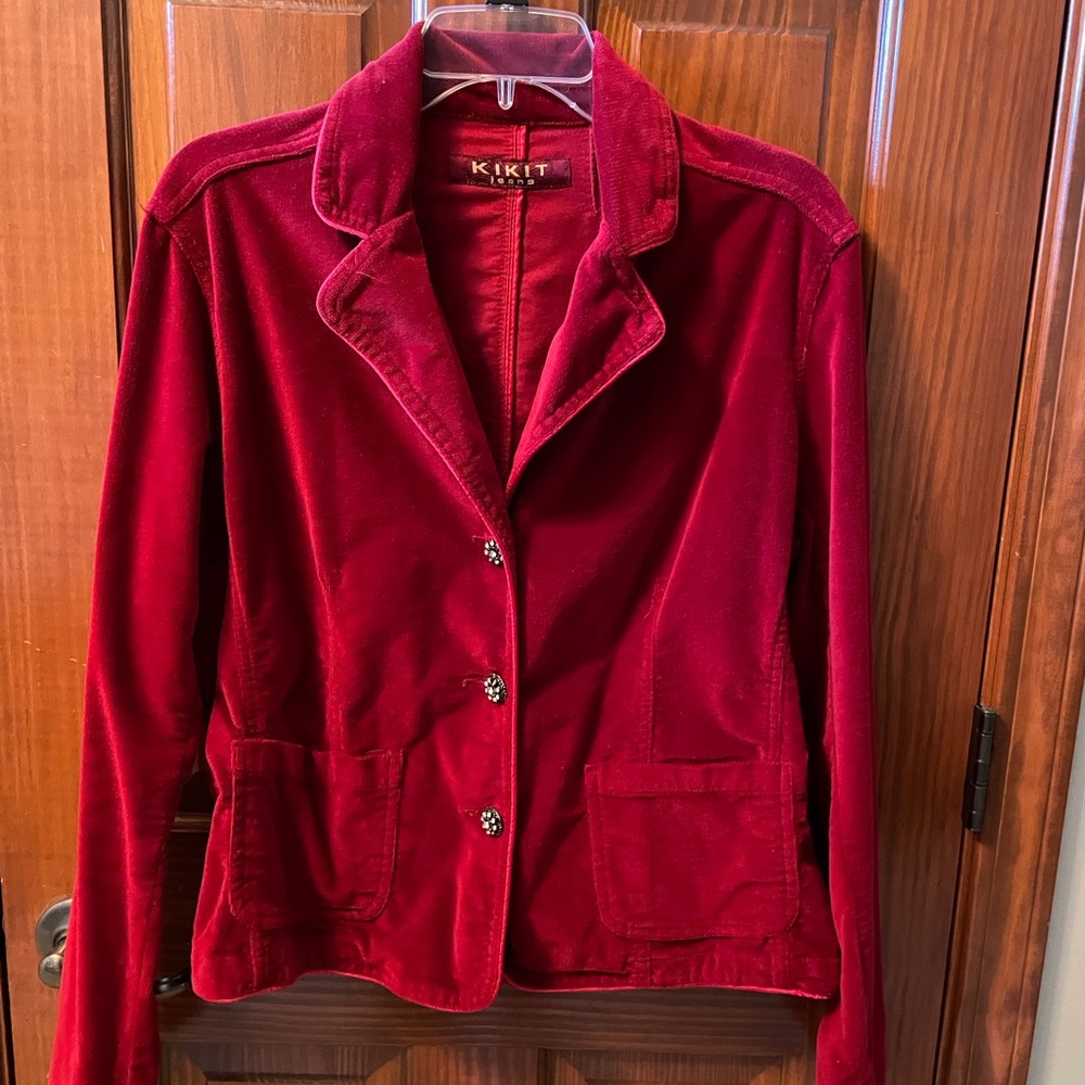 Kikit Jeans Corduroy Womens Blazer Size Large